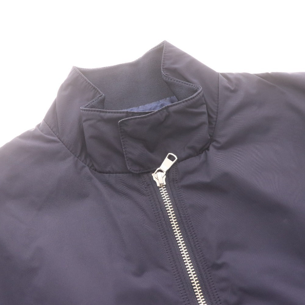 ■ EDIFICE x LIMONTA EDIFICE Limonta Blouson Jacket, Long Sleeve, Outerwear, Button Collar, Zipper closure, Men's, Size M, Navy