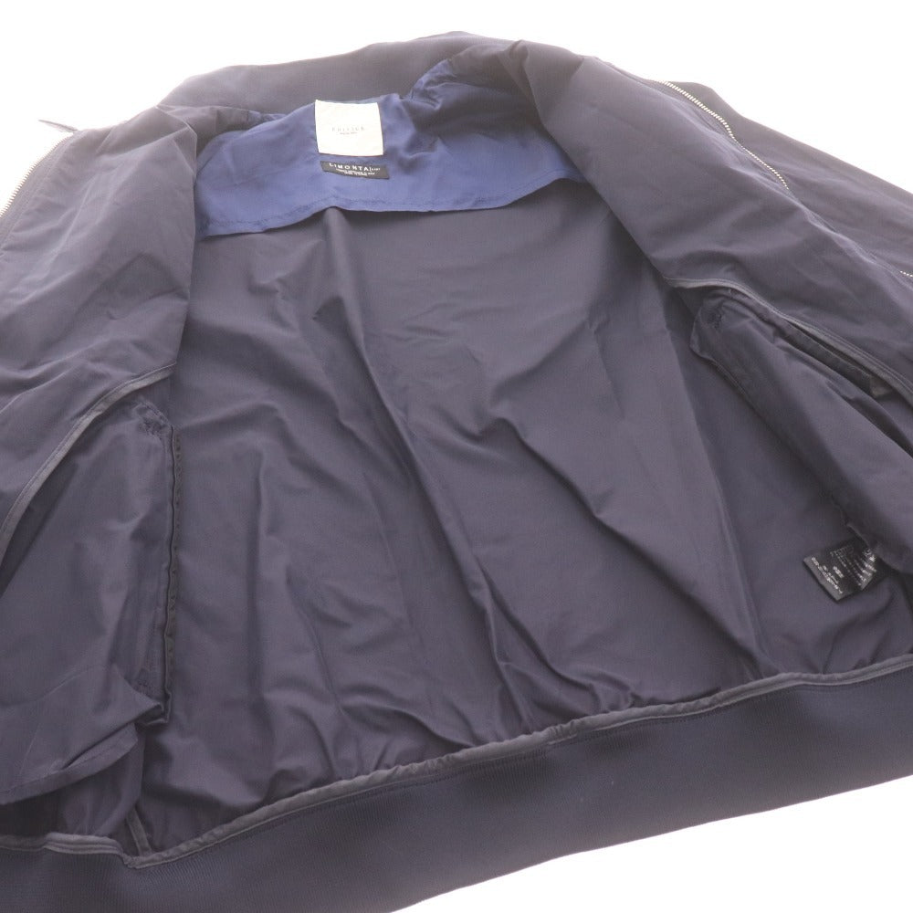 ■ EDIFICE x LIMONTA EDIFICE Limonta Blouson Jacket, Long Sleeve, Outerwear, Button Collar, Zipper closure, Men's, Size M, Navy