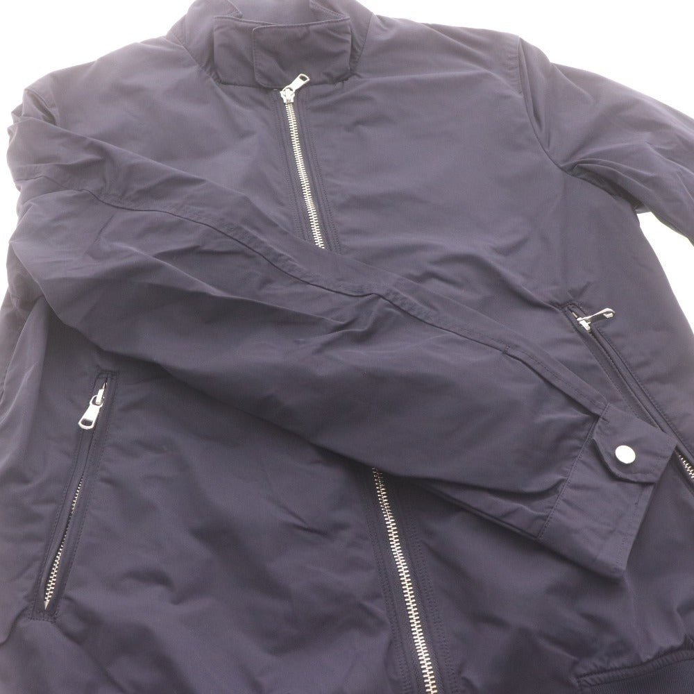 ■ EDIFICE x LIMONTA EDIFICE Limonta Blouson Jacket, Long Sleeve, Outerwear, Button Collar, Zipper closure, Men's, Size M, Navy