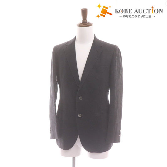 ■ UNITED ARROWS ユナイテッドアローズ テーラードジャケット 長袖 アウター 襟 フロントボタン 胸ポケット メンズ S ダークネイビー