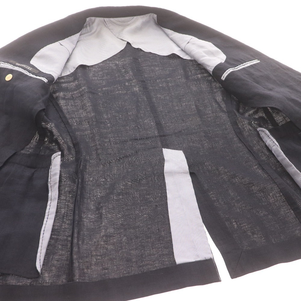 ■ UNITED ARROWS ユナイテッドアローズ テーラードジャケット 長袖 アウター 襟 フロントボタン 胸ポケット メンズ S ダークネイビー