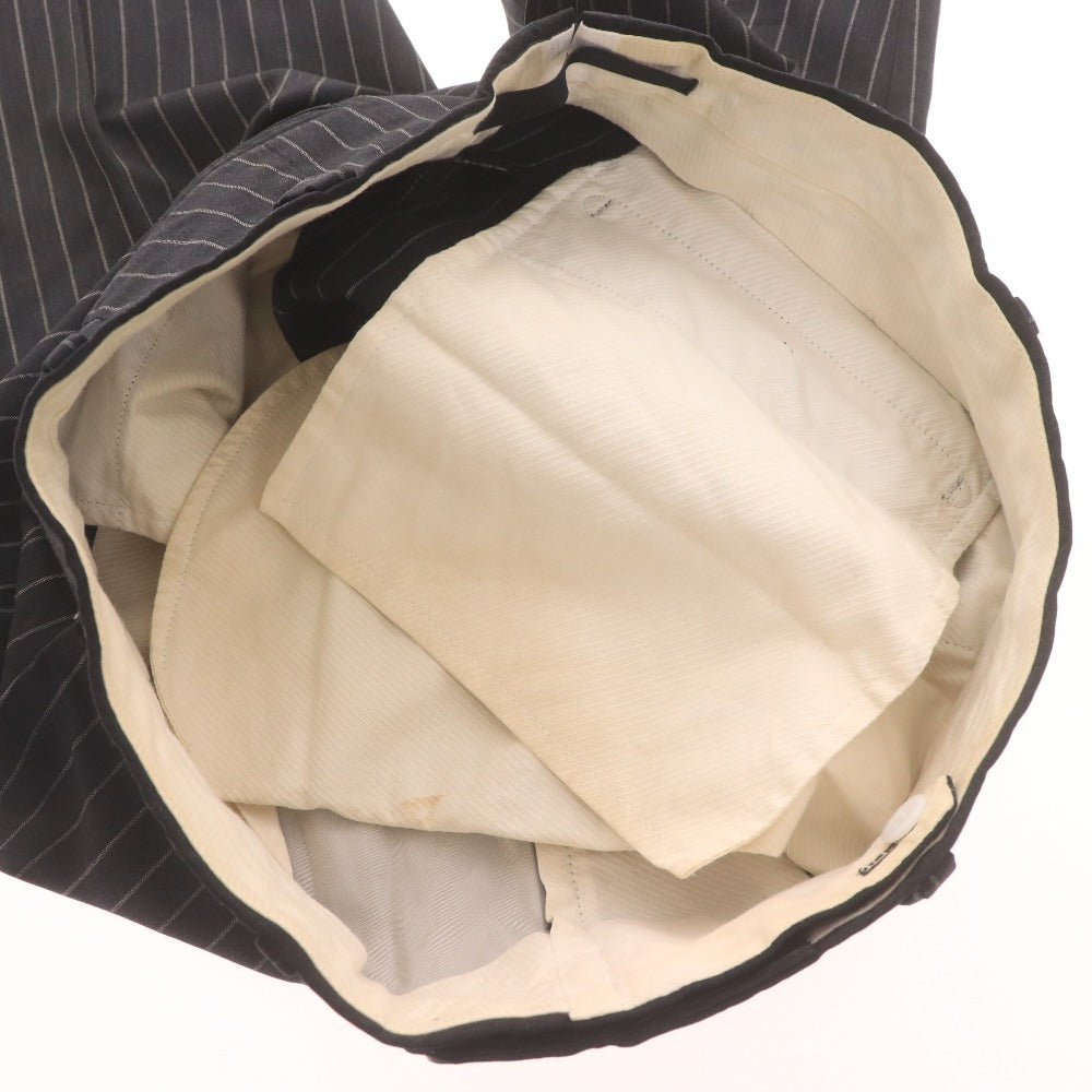 TIMOTHY EVEREST LONDON Men's Striped Suit, Long Sleeve Jacket, Pants, and Bottoms, Black, Size PM