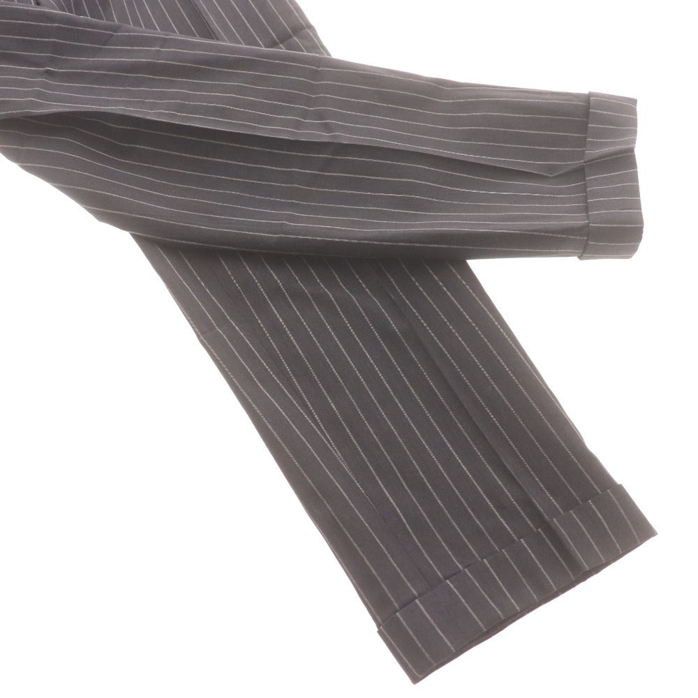 TIMOTHY EVEREST LONDON Men's Striped Suit, Long Sleeve Jacket, Pants, and Bottoms, Black, Size PM