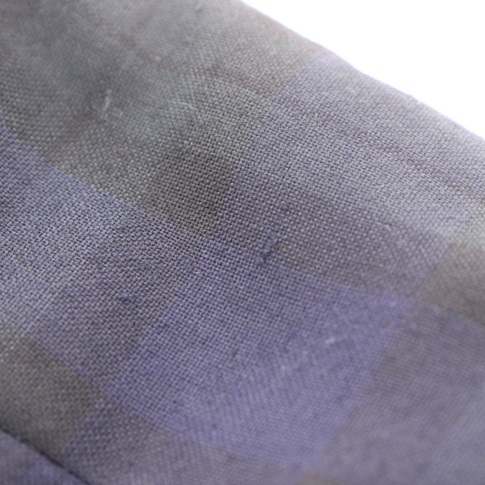 ■ EDIFICE エディフィス テーラードジャケット 長袖 アウター 襟 ボタン 胸ポケット チェック柄 日本製 メンズ 44 (S相当) ネイビー系