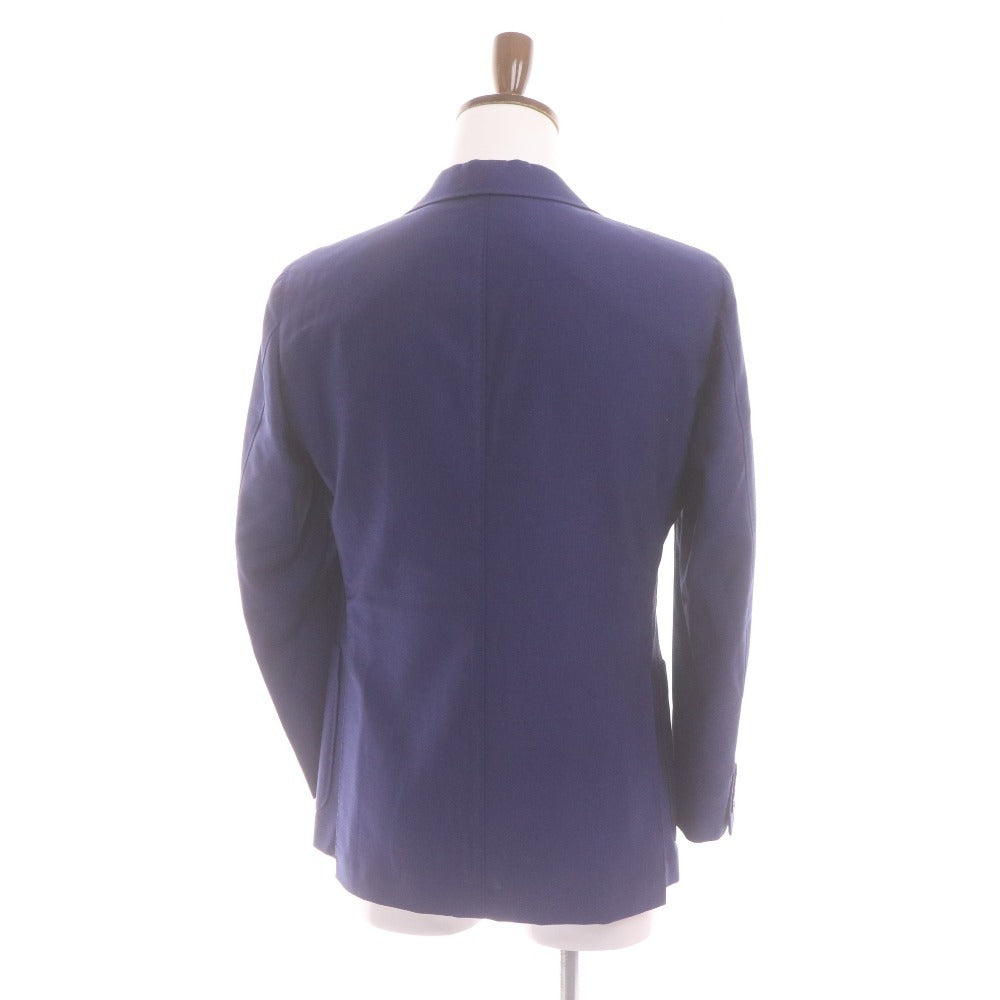 ■ WORLD'S BESPOKE REDA 1865 Tailored Jacket, Long Sleeve, Outerwear, Chest Pocket, Collar Buttons, Made in Japan, Men's, Size 46R/AM (Size M), Navy