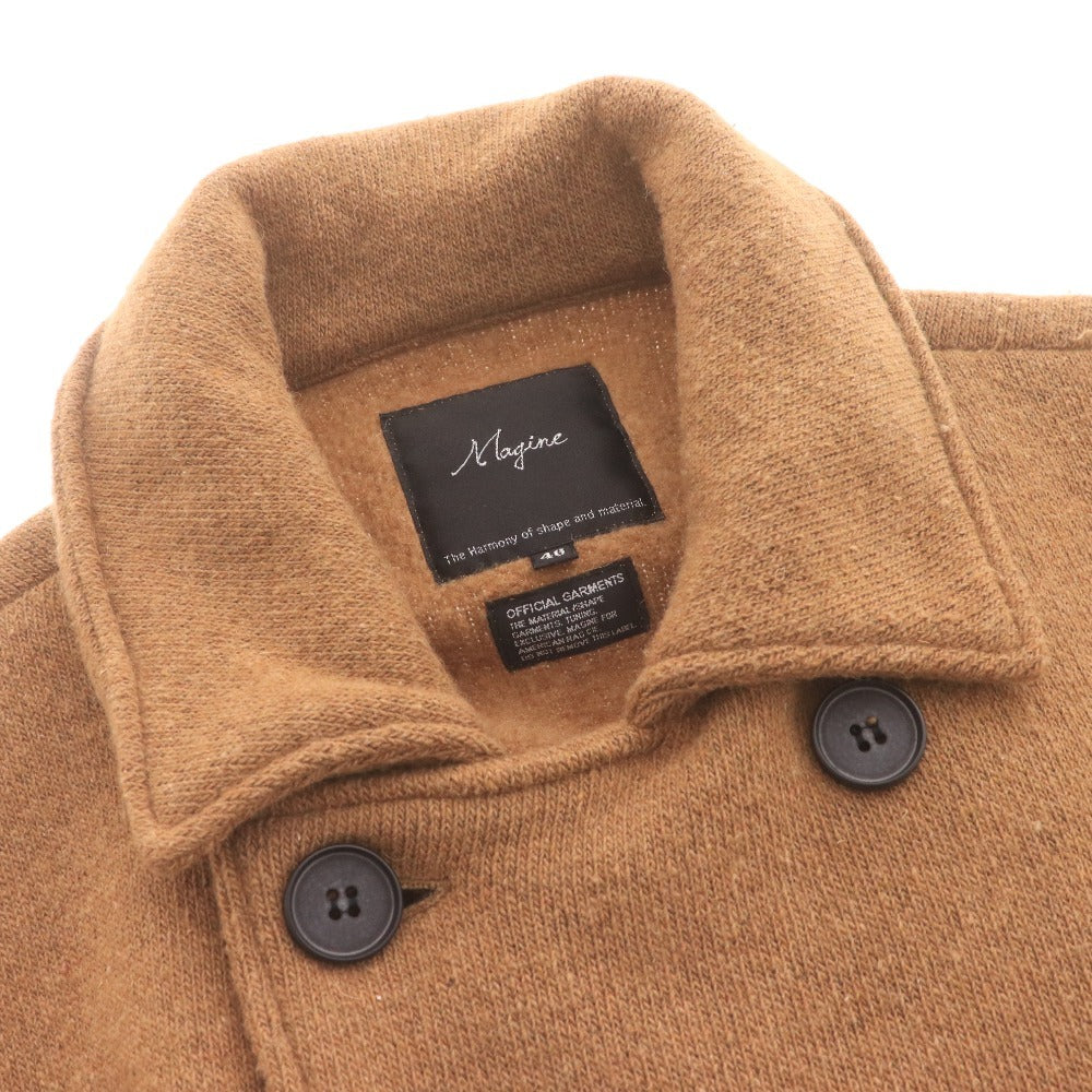■ Magine マージン コート ジャケット 長袖 アウター 襟 ボタン 日本製 メンズ 46 (S～M相当) ライトブラウン