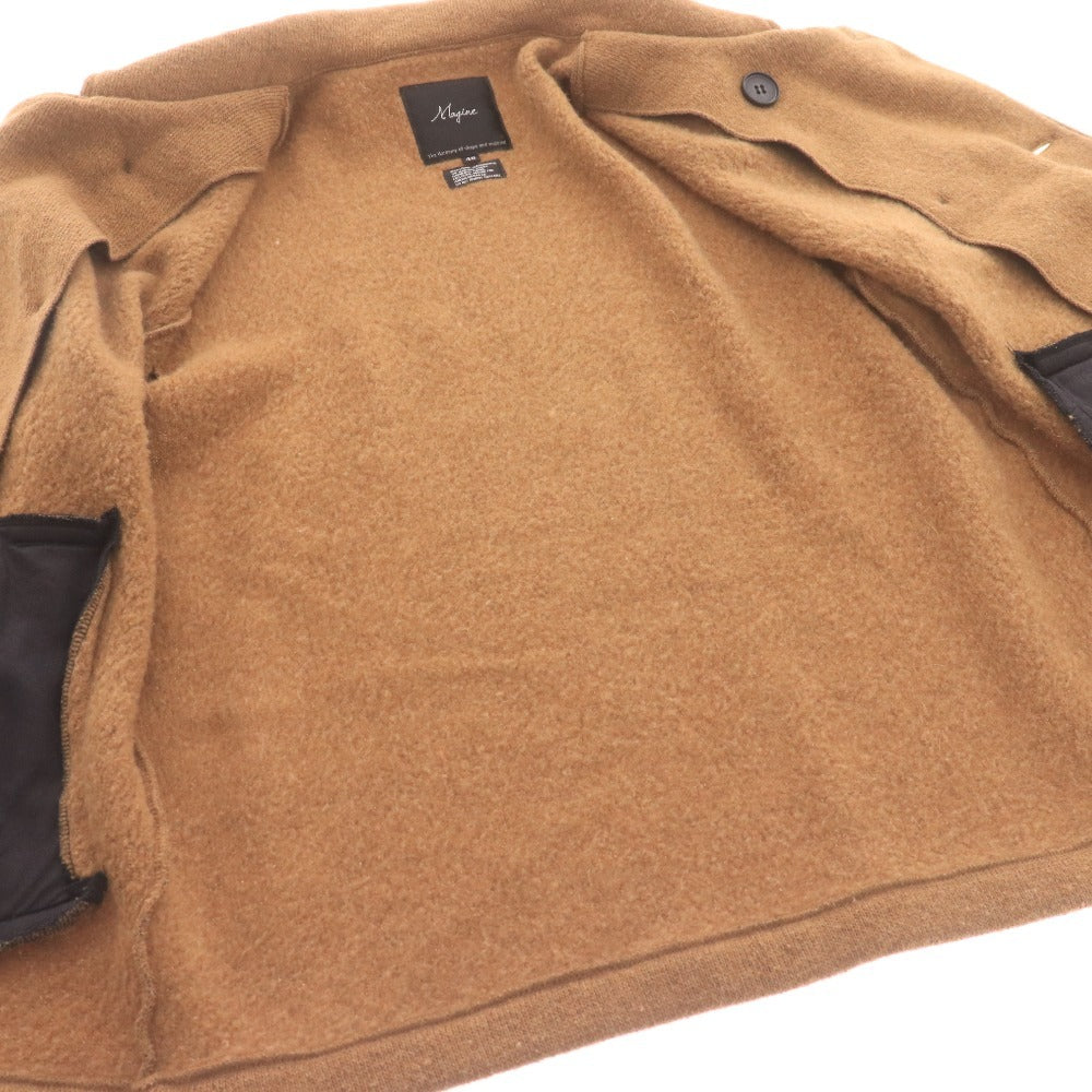 ■ Magine マージン コート ジャケット 長袖 アウター 襟 ボタン 日本製 メンズ 46 (S～M相当) ライトブラウン