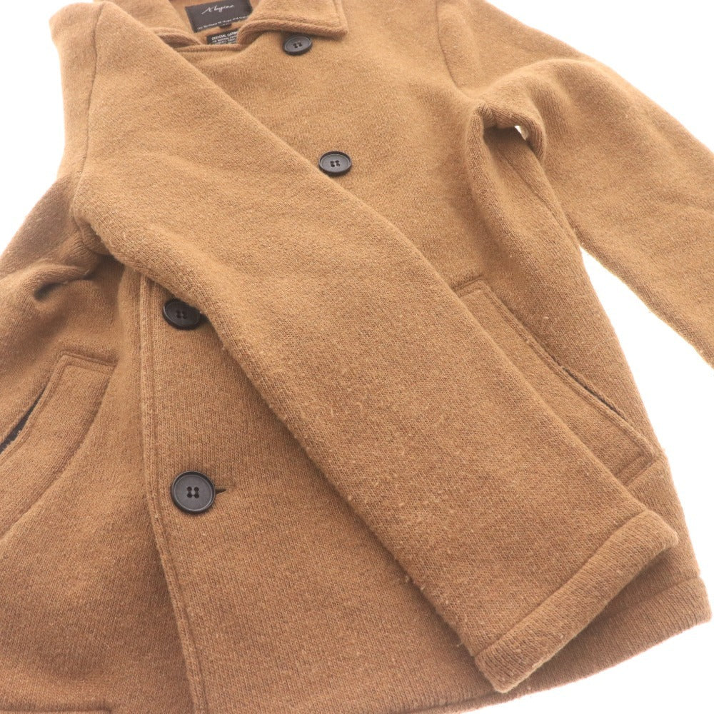 ■ Magine マージン コート ジャケット 長袖 アウター 襟 ボタン 日本製 メンズ 46 (S～M相当) ライトブラウン