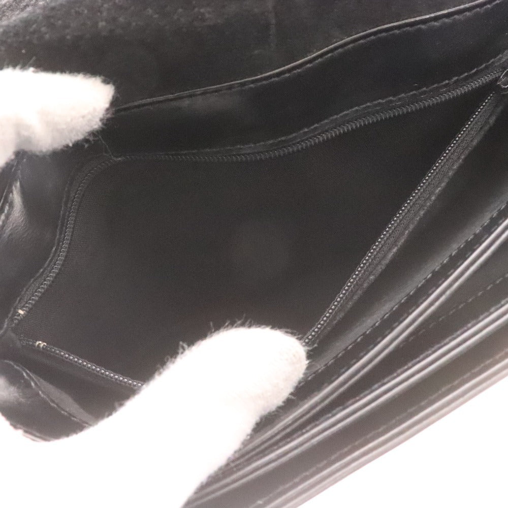 ■ LAUNER LONDON Launer London Shoulder Bag, Leather, Black, with Hardware, Accessories Included