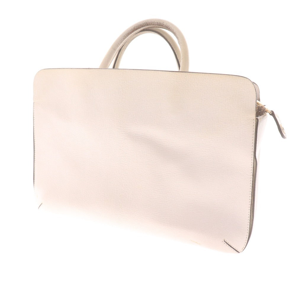 ■ アニヤハインドマーチ ハンドバッグ 鞄 内側モノグラム柄 ロゴ イタリア製 レディース ホワイト 白