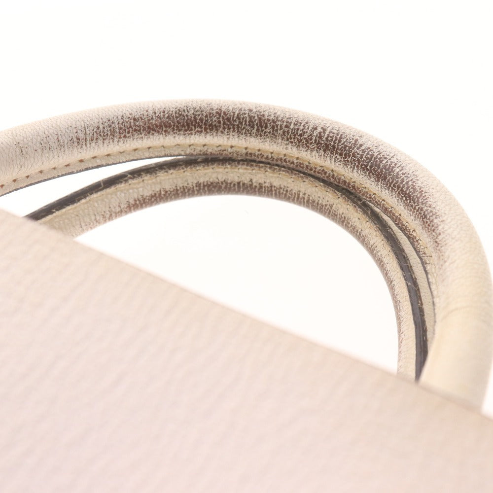 ■ アニヤハインドマーチ ハンドバッグ 鞄 内側モノグラム柄 ロゴ イタリア製 レディース ホワイト 白