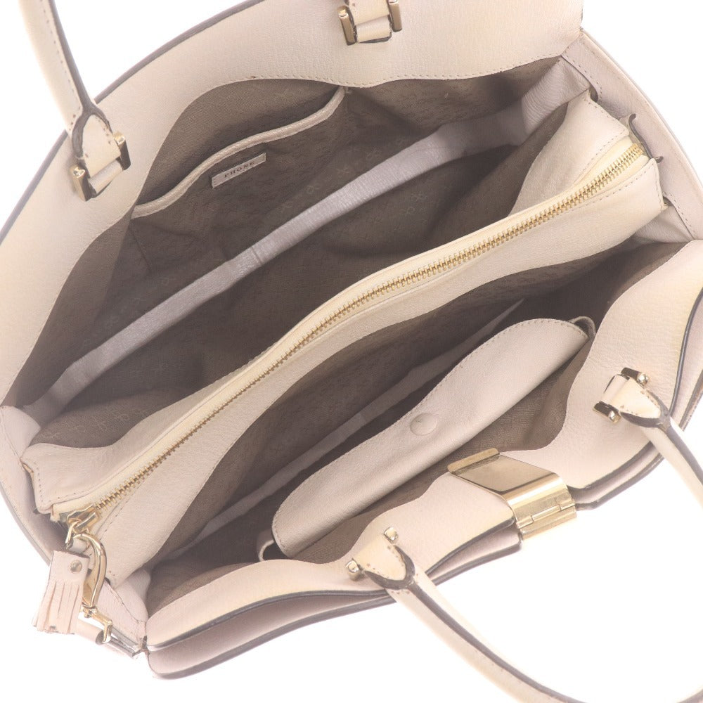 ■ アニヤハインドマーチ ハンドバッグ 鞄 内側モノグラム柄 ロゴ イタリア製 レディース ホワイト 白