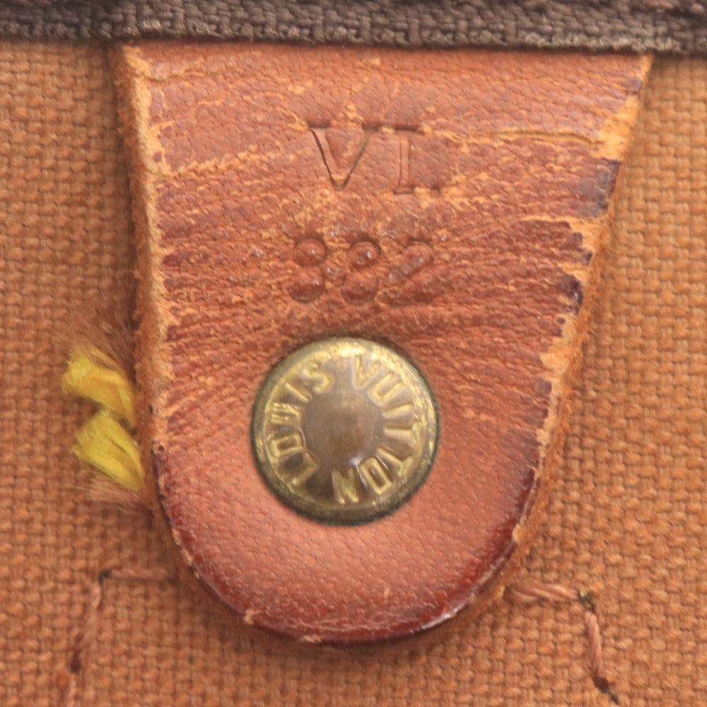 ■ LOUIS VUITTON Louis Vuitton Boston Handbag VI 882 Monogram Logo with Lock and Key, Women's Brown