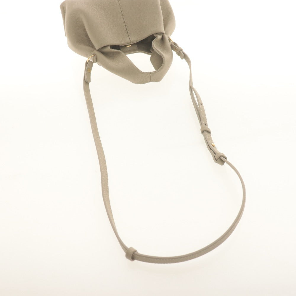 ■ ポレーヌ POLENE ショルダーバッグ 122465 鞄ハンドバッグ ワンハンドル 2WAY 斜めかけ レディース ライトベージュ 袋付き