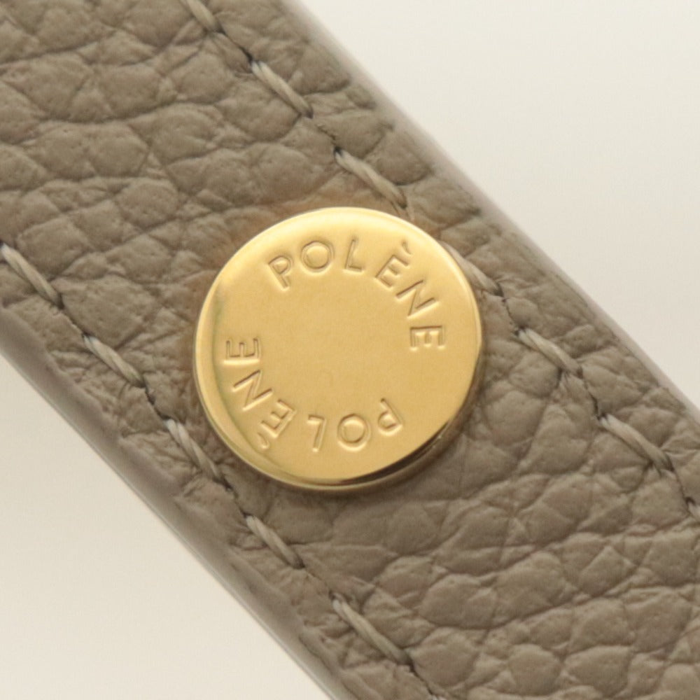 ■ ポレーヌ POLENE ショルダーバッグ 122465 鞄ハンドバッグ ワンハンドル 2WAY 斜めかけ レディース ライトベージュ 袋付き