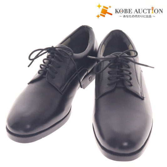 ■ ビジネスシューズ レザーシューズ 16-1 革靴 レディース 24.0 EEE ブラック 学生靴 仕事靴 通学 通勤 箱付き