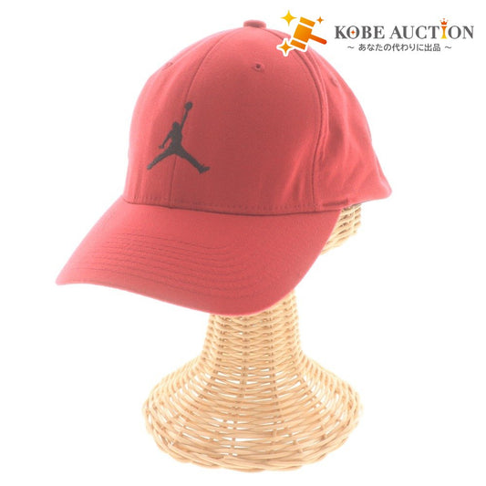 ■ NIKE AIR JORDAN ナイキ エアジョーダン キャップ FLAXFIT 帽子 ジャンプマン ロゴ メンズ M レッド