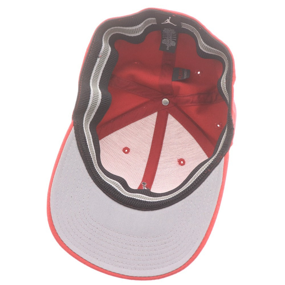 ■ NIKE AIR JORDAN ナイキ エアジョーダン キャップ FLAXFIT 帽子 ジャンプマン ロゴ メンズ M レッド