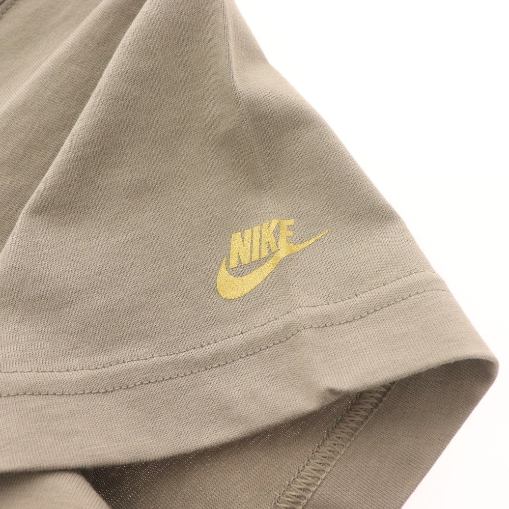 ■ NIKE ナイキ 天明屋尚筆 限定コラボ Tシャツ 半袖 トップス 2005年 天明屋尚筆柄 ロゴ プリント メンズ M カーキグレー タグ付き