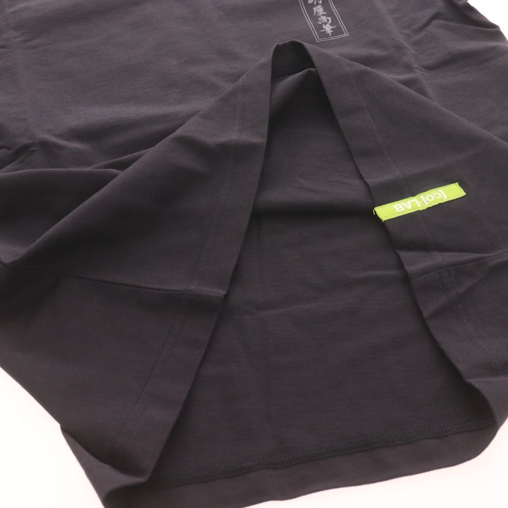 ■ NIKE ナイキ 天明屋尚筆 限定コラボ Tシャツ 半袖 トップス 2005年 天明屋尚筆柄 ロゴ プリント メンズ M ブラック タグ付き