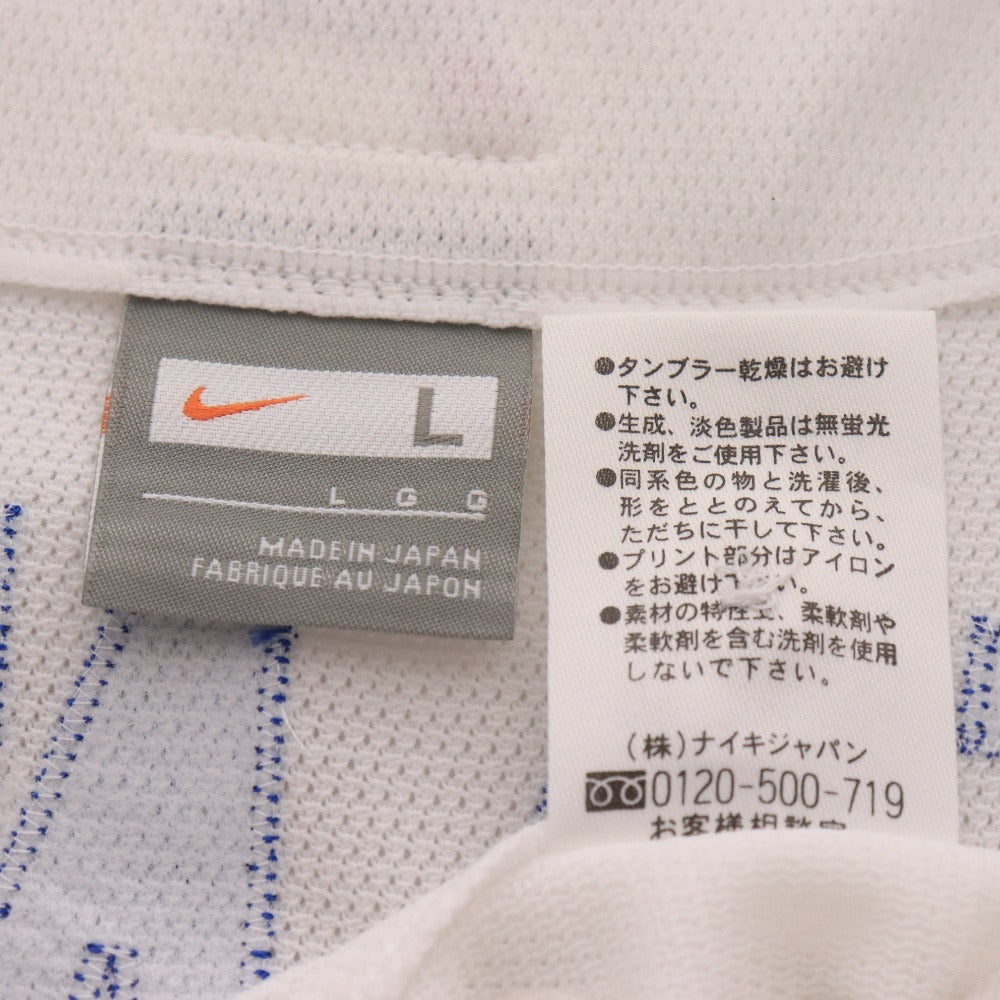 ■ NPB ナイキ 埼玉西武ライオンズ 背番号99 渡辺久信 Tシャツ A50 ユニフォーム 半袖 トップス アウター NPBロゴ メンズ L ホワイト