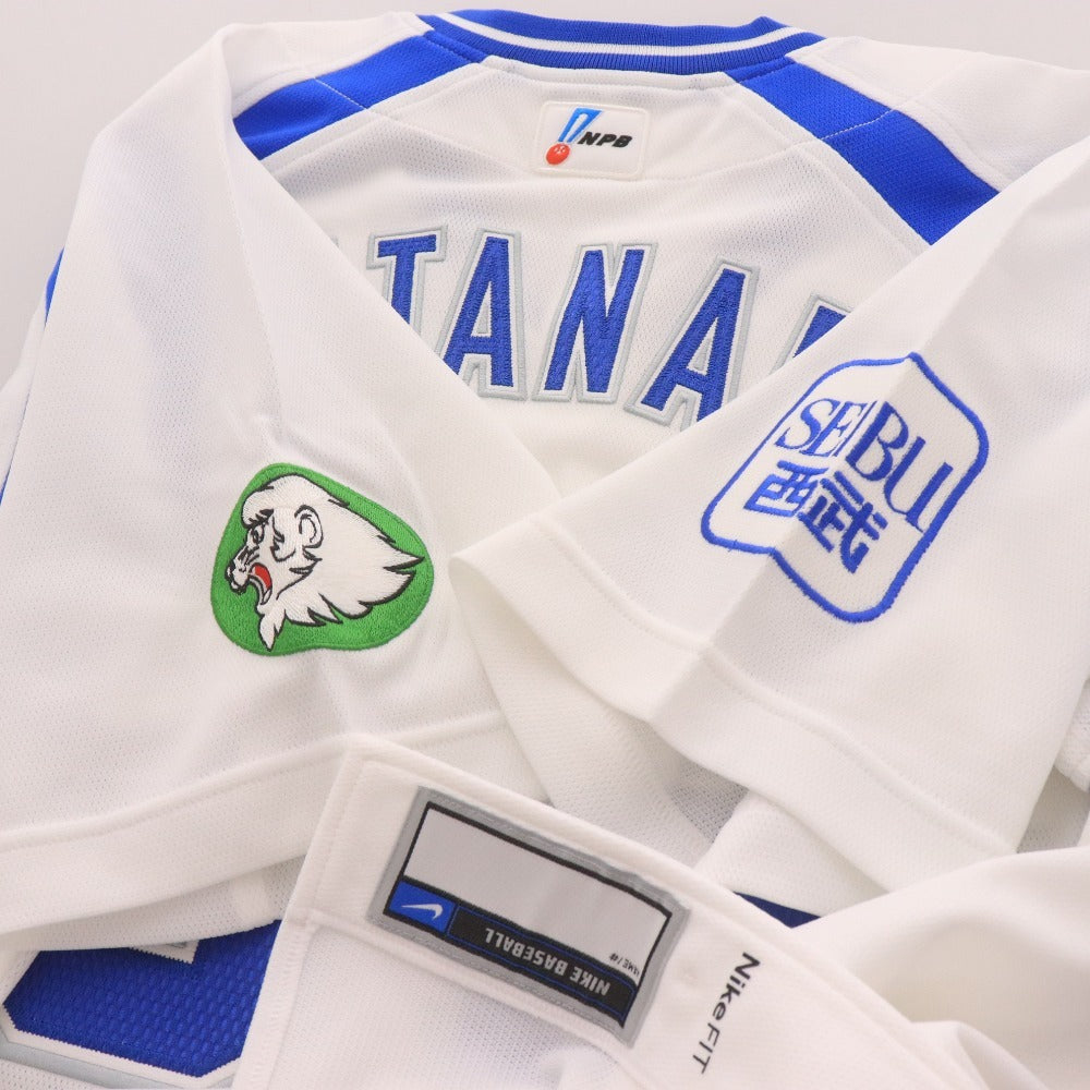 ■ NPB 埼玉西武ライオンズ 背番号99 渡辺久信 ユニフォーム 1979-2008年 30周年 A50 半袖 トップス アウター NPBロゴ メンズ L ホワイト