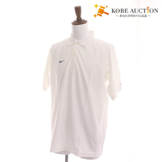 ■ ナイキ 埼玉西武ライオンズ トレーニングウェア 半袖 Tシャツ トップス プルオーバー 襟 UVカット メンズ L ホワイト