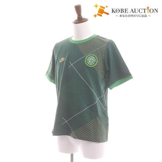 ■ ナイキ セルティックFC ユニフォーム THE CELTIC FOOTBALL CLUB 1888 半袖 Tシャツ トップス ロゴ プリント メンズ M ダークグリーン