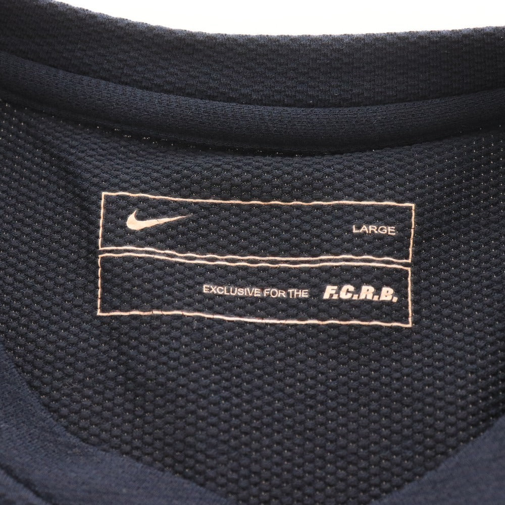 ■ F.C.Real Bristol FCRB ナイキ トレーニングウェア 378426 A41 GYM ジム 長袖 Tシャツ トップス ロゴ メンズ L ブラック