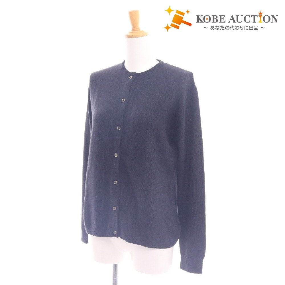 ■ ラルフローレン カーディガン 長袖 トップス 丸首 シンプル レディース 15（L相当） ブラック