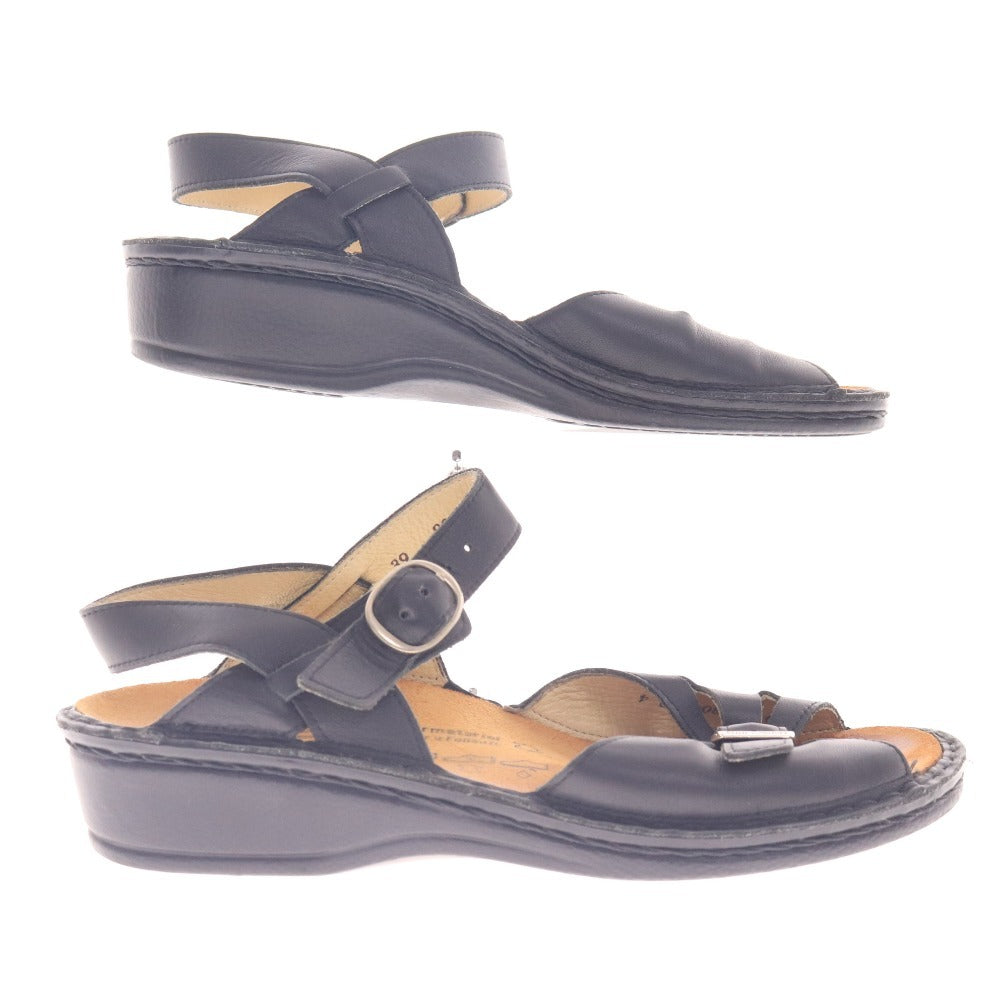 ■ フィンコンフォート サンダル 靴 ドイツ製 レディース D 39 ブラック