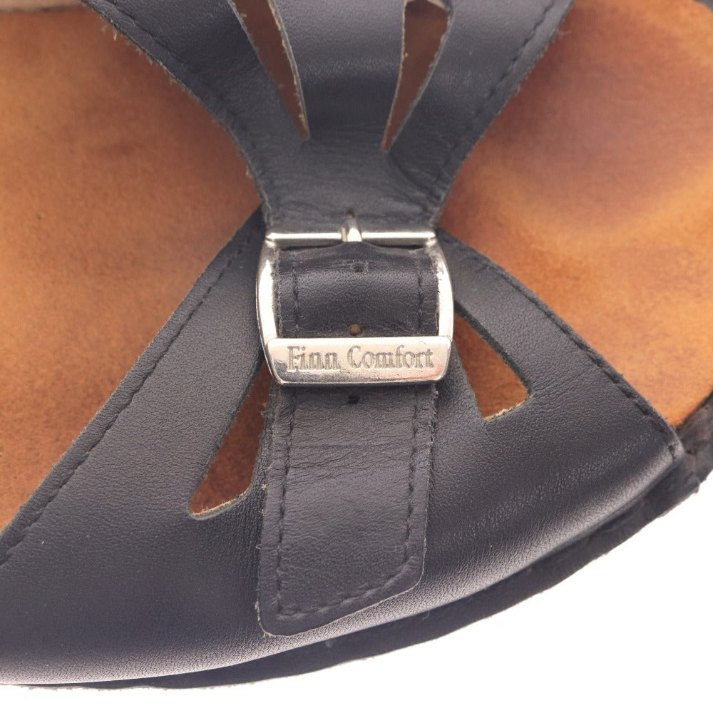 ■ フィンコンフォート サンダル 靴 ドイツ製 レディース D 39 ブラック