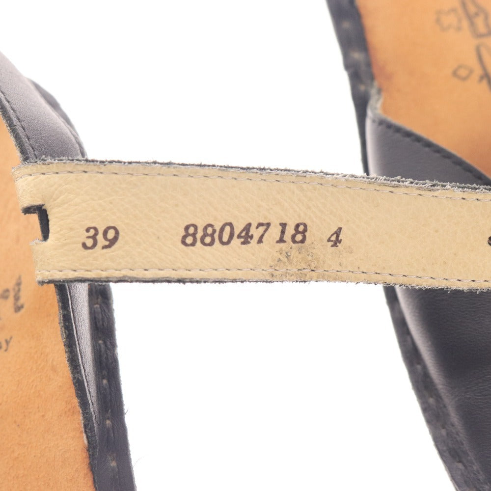 ■ フィンコンフォート サンダル 靴 ドイツ製 レディース D 39 ブラック