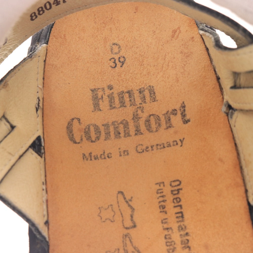 ■ フィンコンフォート サンダル 靴 ドイツ製 レディース D 39 ブラック