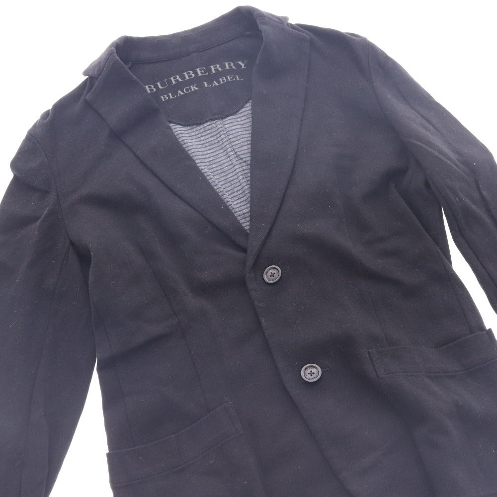 ■ バーバリー ブラックレーベル ジャケット トップス 無地 メンズ 2 ブラック