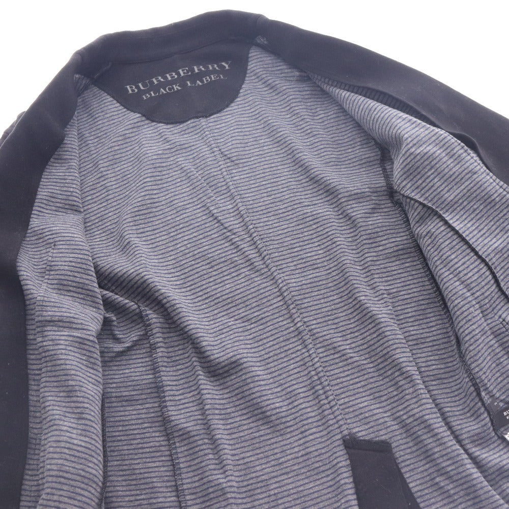 ■ バーバリー ブラックレーベル ジャケット トップス 無地 メンズ 2 ブラック