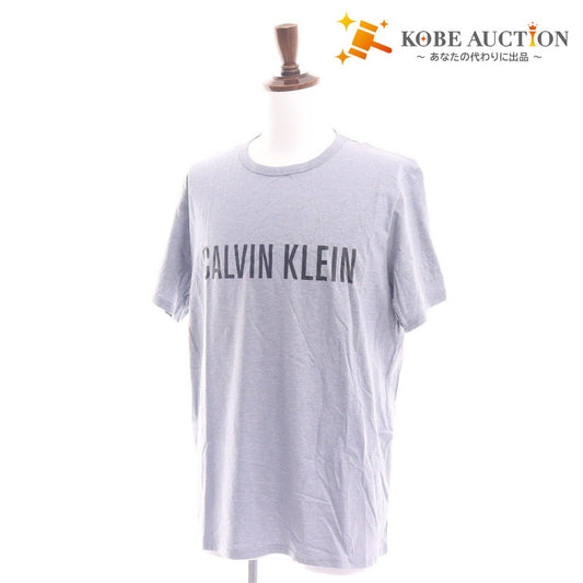 ■ カルバンクライン Tシャツ 半袖 トップス 丸首 ロゴ メンズ レディース L グレー タグ付き 新品 未使用