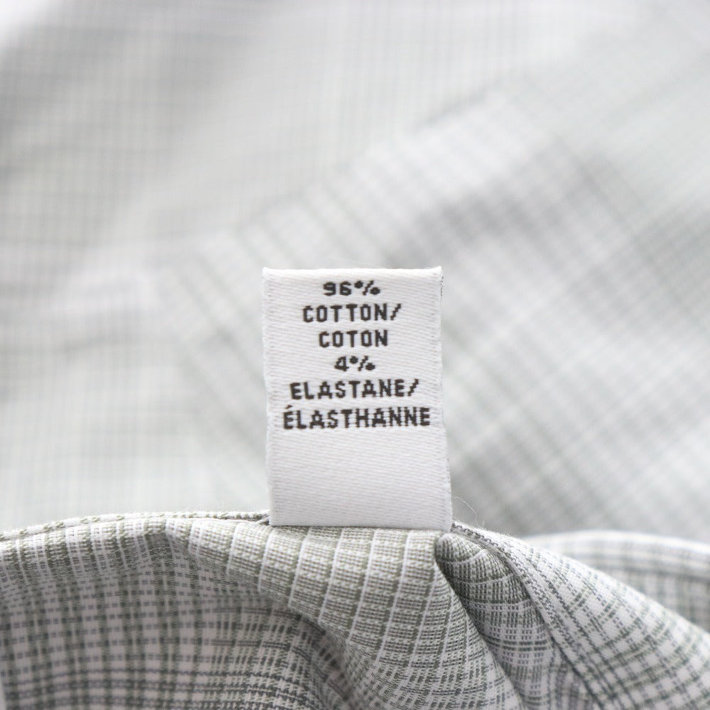 ■ カルバンクライン シャツ 長袖 トップス チェック柄 襟 メンズ XL カーキグレー系 タグ付き 新品 未使用