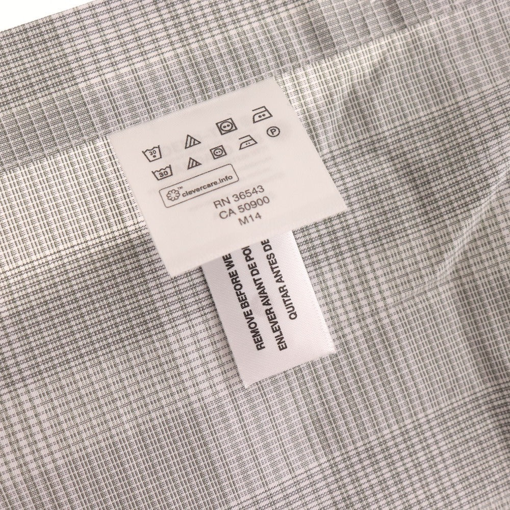 ■ カルバンクライン シャツ 長袖 トップス チェック柄 襟 メンズ XL カーキグレー系 タグ付き 新品 未使用