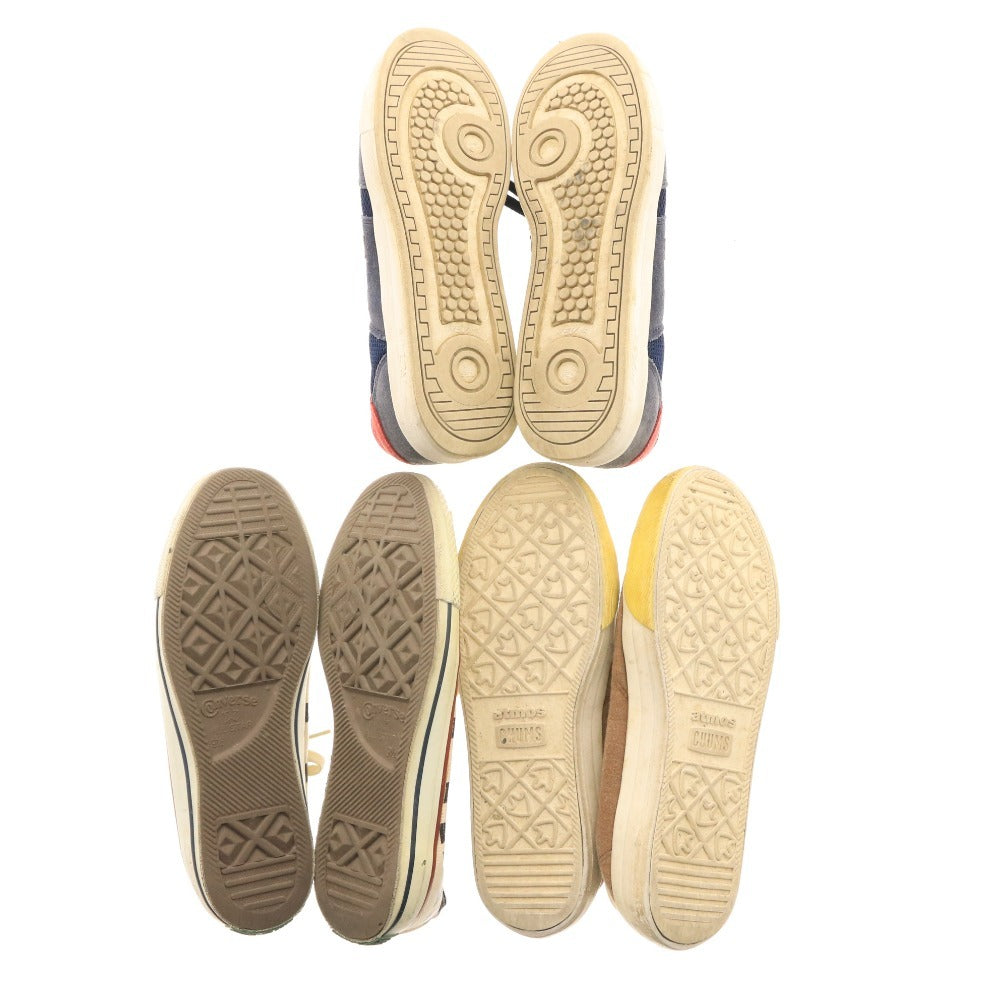 ■ Frapbois ニューバランス チャムス スニーカー 3点セット まとめ売り シューズ 靴 紐 ホワイト ブラウン ネイビー