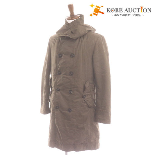 ■ メッサジェリエ マウンテンジャケット コート アウター ダブルボタン メンズ 46（M相当）カーキ