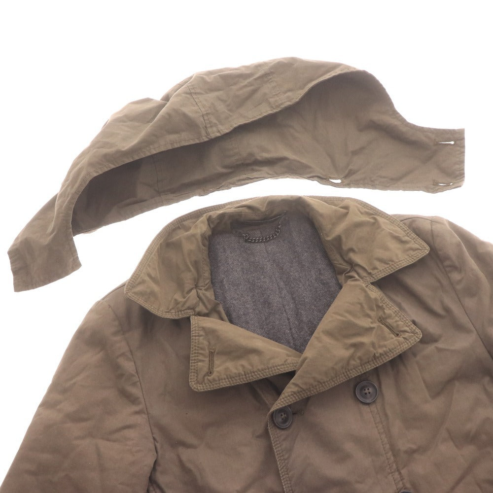 ■ メッサジェリエ マウンテンジャケット コート アウター ダブルボタン メンズ 46（M相当）カーキ