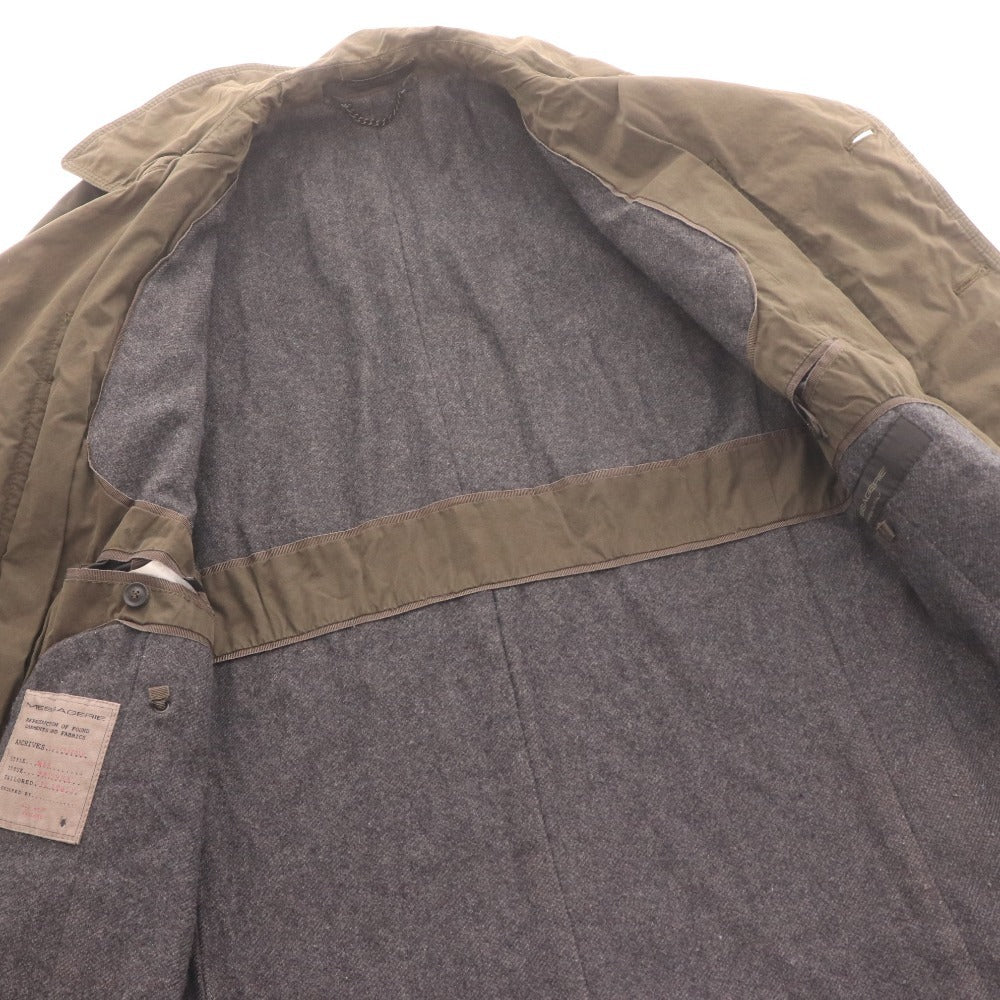 ■ メッサジェリエ マウンテンジャケット コート アウター ダブルボタン メンズ 46（M相当）カーキ