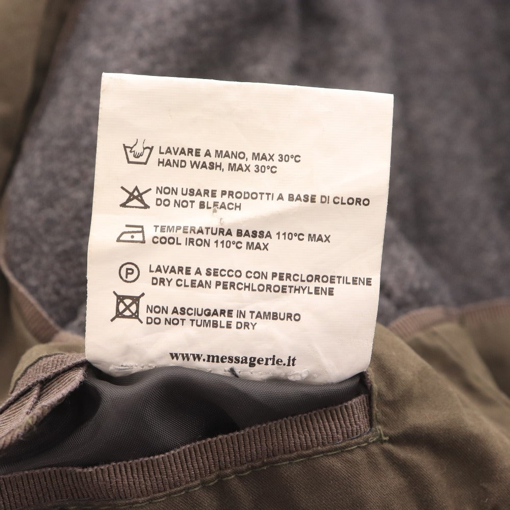 ■ メッサジェリエ マウンテンジャケット コート アウター ダブルボタン メンズ 46（M相当）カーキ