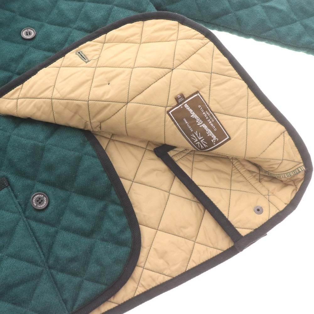 ■ トラディショナル ウェザーウェア ジャケット コート アウター キルティング メンズ 38 （M相当）グリーン