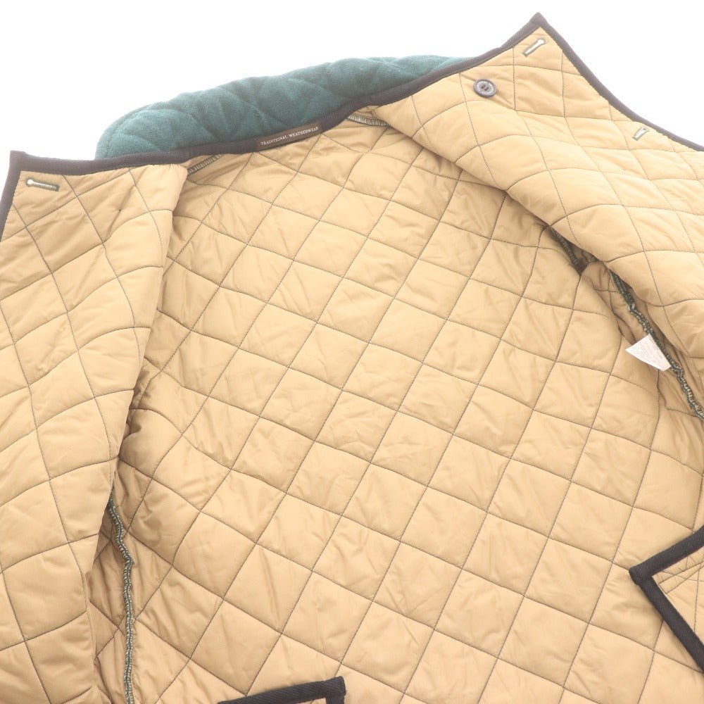 ■ トラディショナル ウェザーウェア ジャケット コート アウター キルティング メンズ 38 （M相当）グリーン