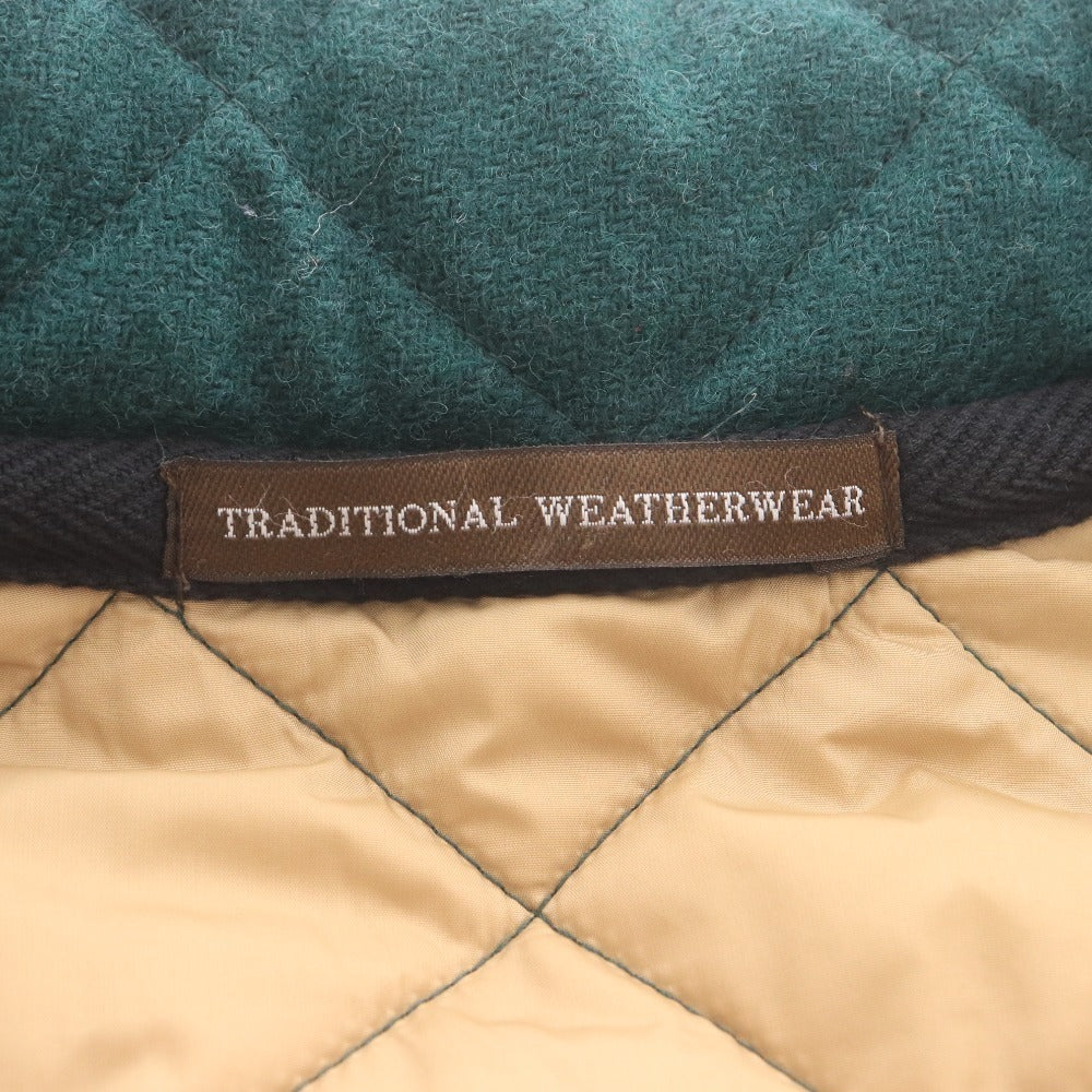 ■ トラディショナル ウェザーウェア ジャケット コート アウター キルティング メンズ 38 （M相当）グリーン