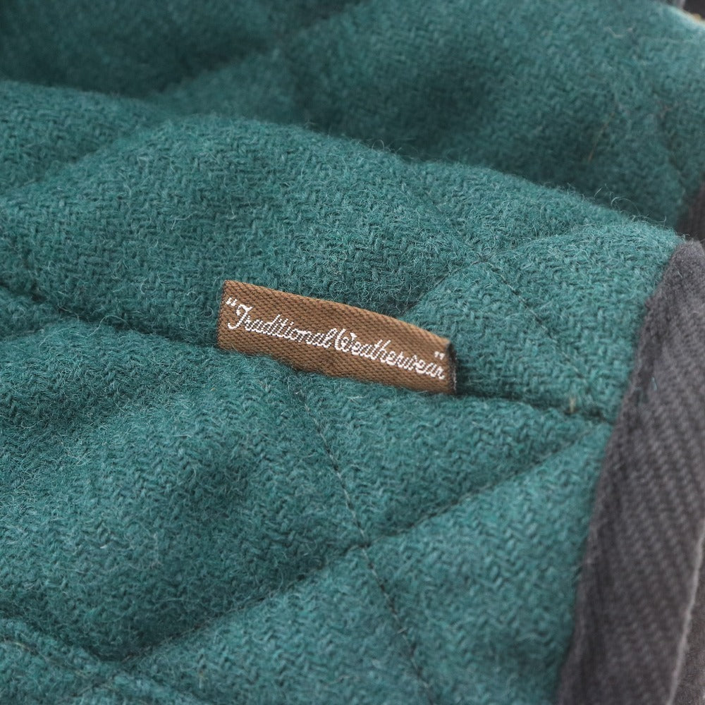 ■ トラディショナル ウェザーウェア ジャケット コート アウター キルティング メンズ 38 （M相当）グリーン