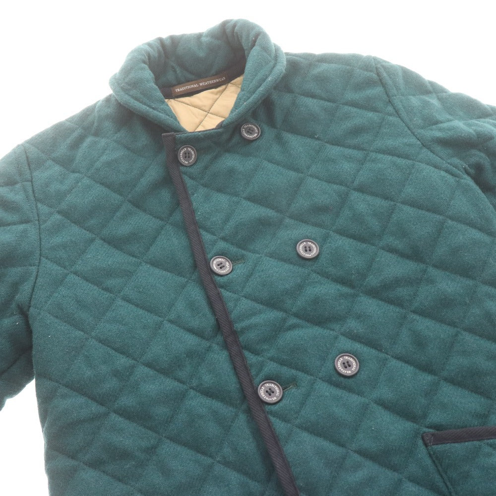 ■ トラディショナル ウェザーウェア ジャケット コート アウター キルティング メンズ 38 （M相当）グリーン