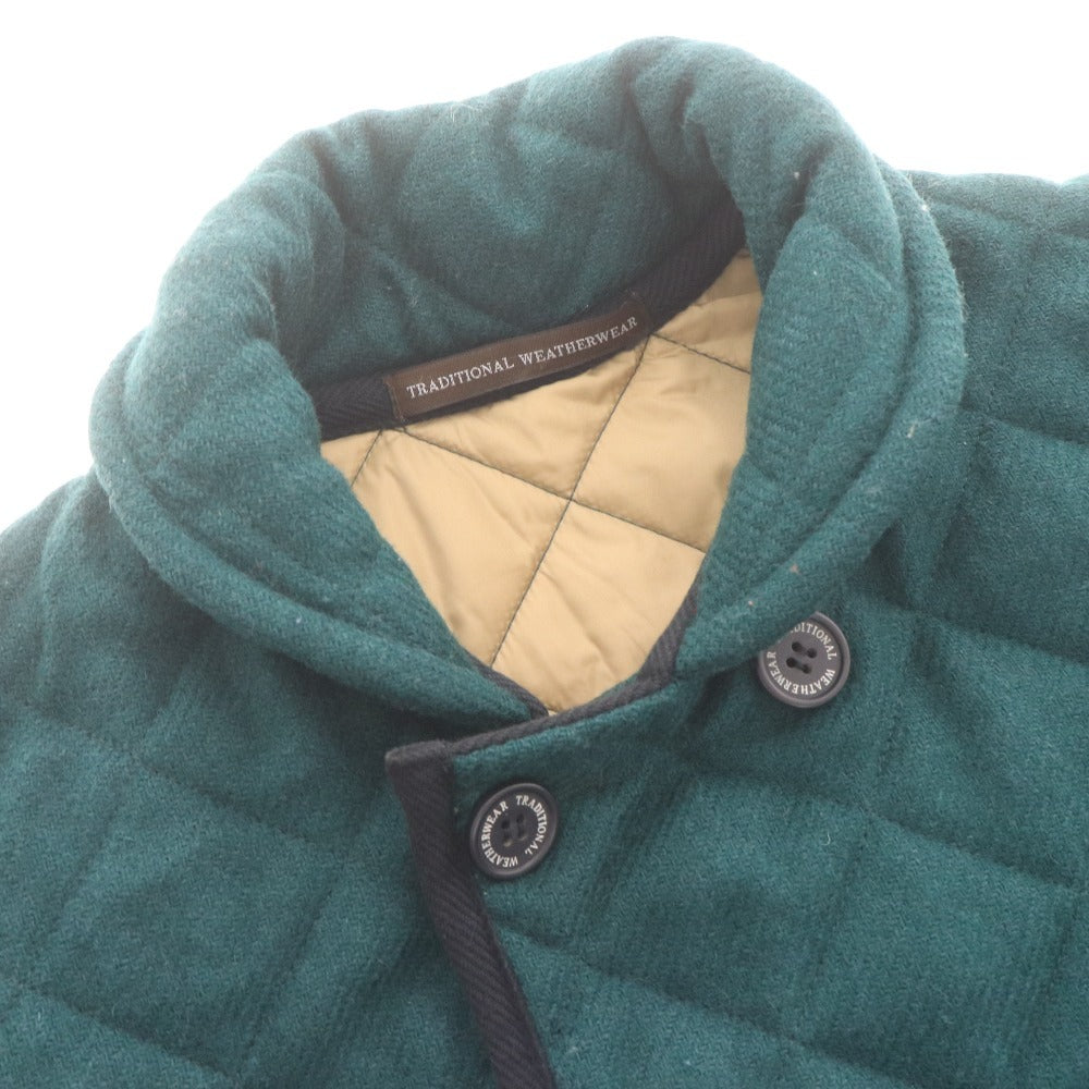 ■ トラディショナル ウェザーウェア ジャケット コート アウター キルティング メンズ 38 （M相当）グリーン